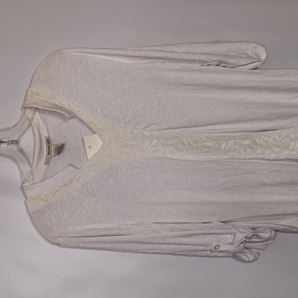 Belah & Codey nwt white shark bite Tunic Top size large - Picture 4 of 6